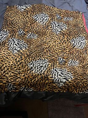 Leopard Print scarf- Amber and Black